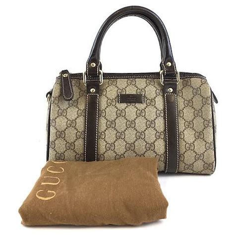 gucci joy boston bag travel bag canvass|authentic gucci boston bag.